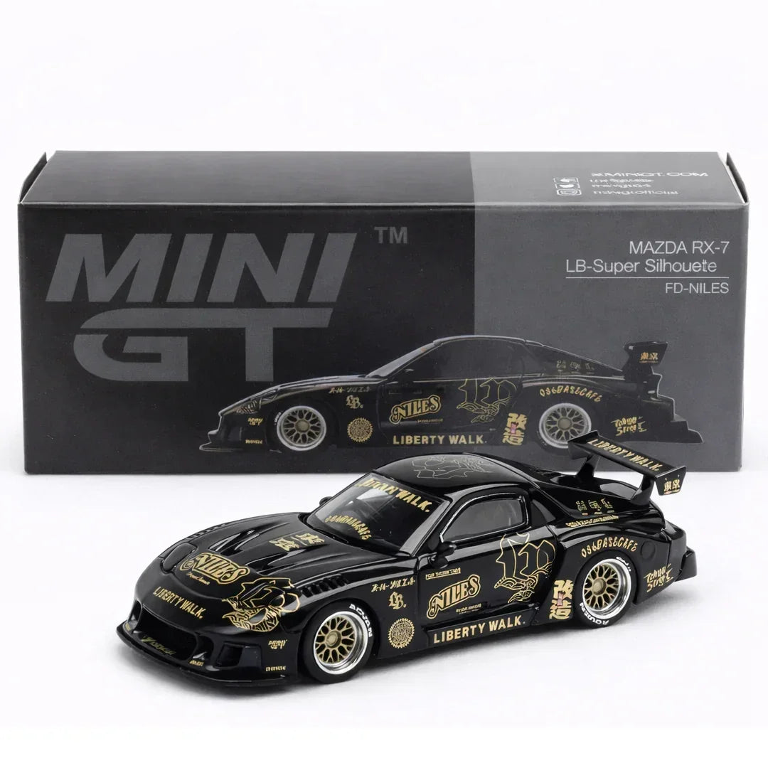 【新品未開封】LIBERTY WALK ゴールドミニカーセット rx-7 新品未開封 リバティウォーク 京都限定版 RX7 ゴールド INNO64 MAZDA
