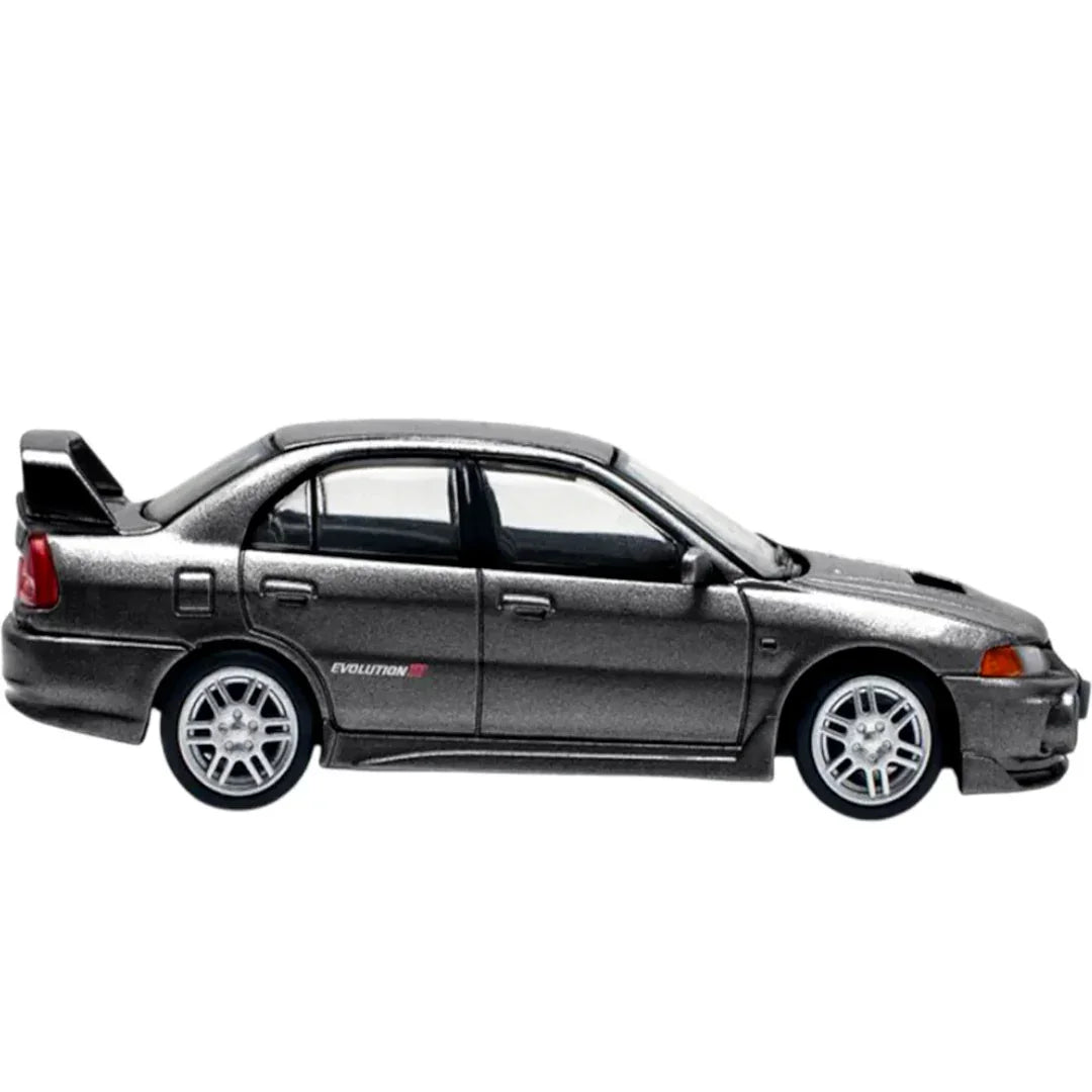 POP RACE PR640327 Mitsubishi Lancer Evolution IV 1:64 Diecast Model Car – Rally Icon