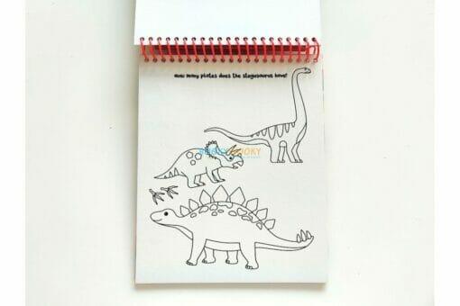 Magic Painting: Dinosaur World – Bring Prehistoric Giants to Life! (By Bookoli) - Jaiman Toys