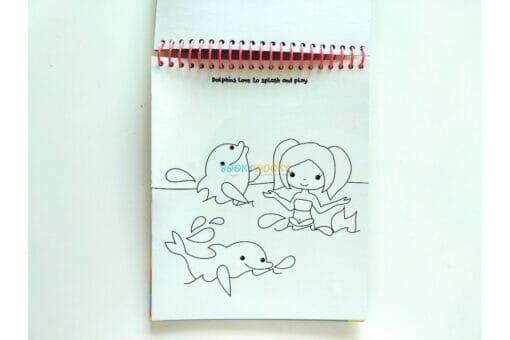 Magic Painting: Mermaids – Bring an Underwater World to Life! (Spiral-bound by Bookoli) - Jaiman Toys