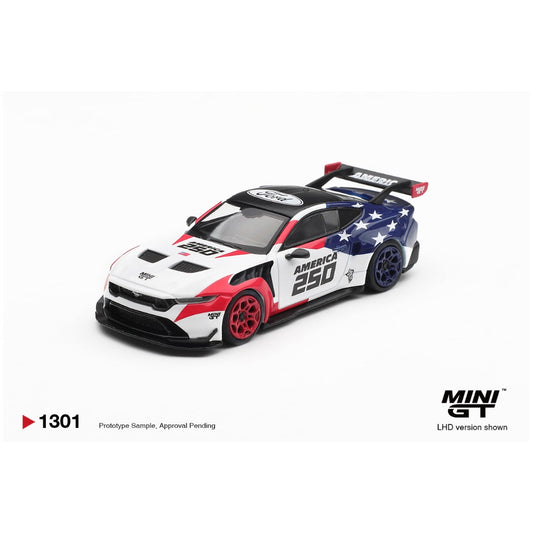 MINI GT 1:64 (Blister Pack) Ford Mustang GTD America 250 USA Exclusive Diecast Model Car – Collector's Edition