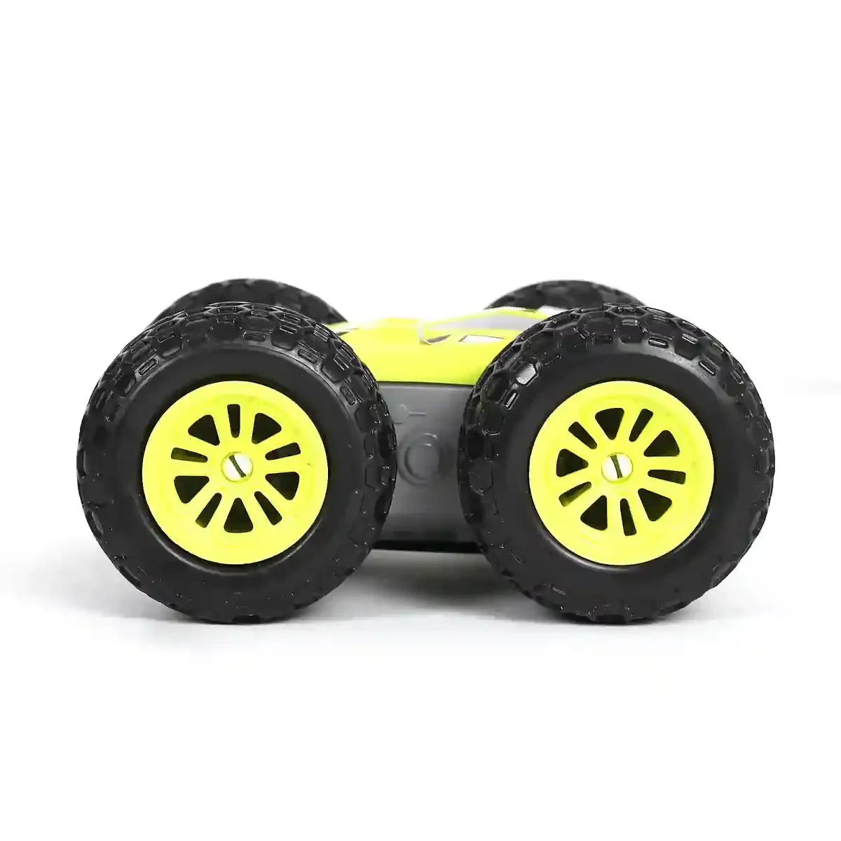 Ralleyz Flashing 2 Sided Stunt Remote Control Car, RC Cars With Double Sided 360° Flips -Green