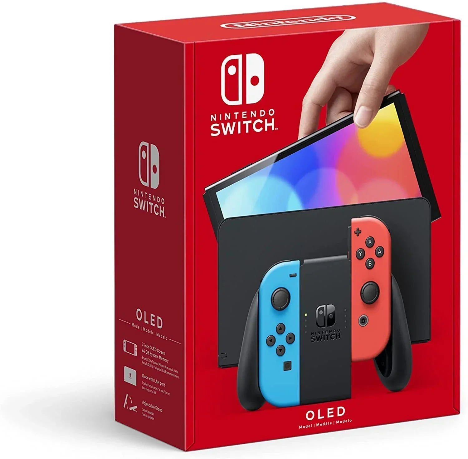 Nintendo Switch OLED – Neon Red & Blue Joy-Con | Buy in India Nintendo Switch OLED – Neon Red & Blue Joy-Con | Buy in India