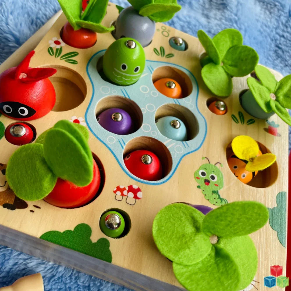 Open Ended 3 In 1 Magnetic Fishing Game - Jaiman Toys