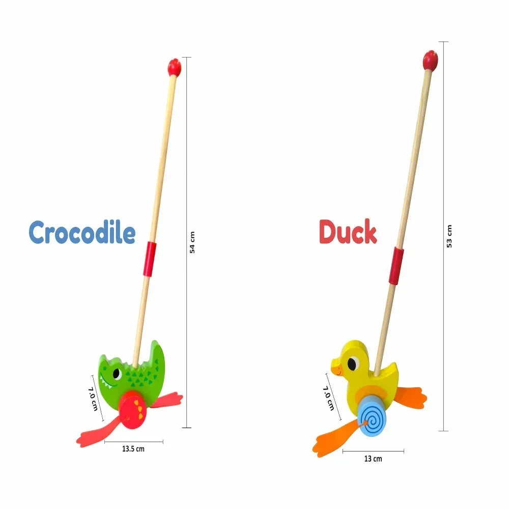 Open Ended Wooden Push Toy - Jaiman Toys