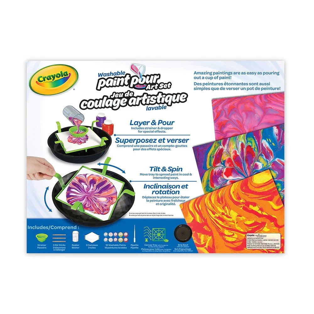 Crayola Washable Paint Pour Art Set for Kids above 8+ Years - Jaiman Toys