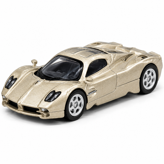 Welly 1:64 Pagani Utopia Light Gold Die-Cast Metal Model Car