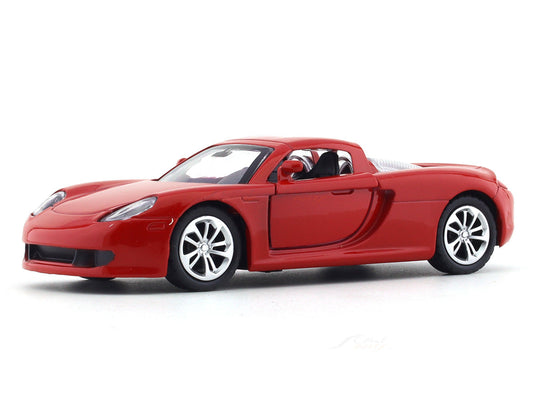 Road Burner 1:36 Red Die-Cast Sports Car with Pull-Back Action & Opening Doors