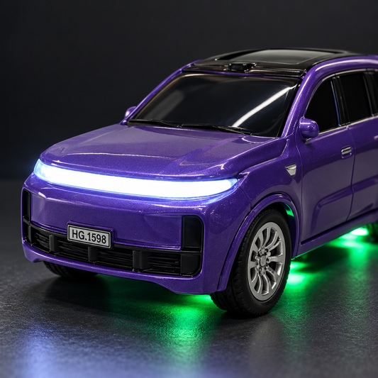 TRASPEED 1:64 Mini RC SUV – Purple Metal Body, Remote & App Control
