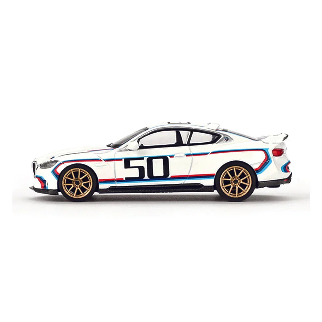 Mini GT 1:64 BMW 3.0 CSL – “Batmobile” Legend in Alpine White (RHD) - Jaiman Toys
