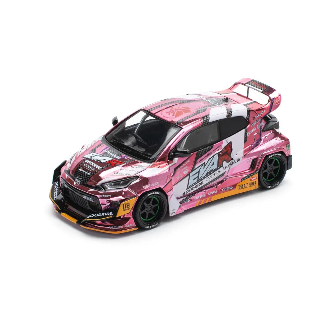 POP RACE 1:64 EVA RT Type-08 Goodride GR Yaris | Custom Racing Edition Diecast Model Car