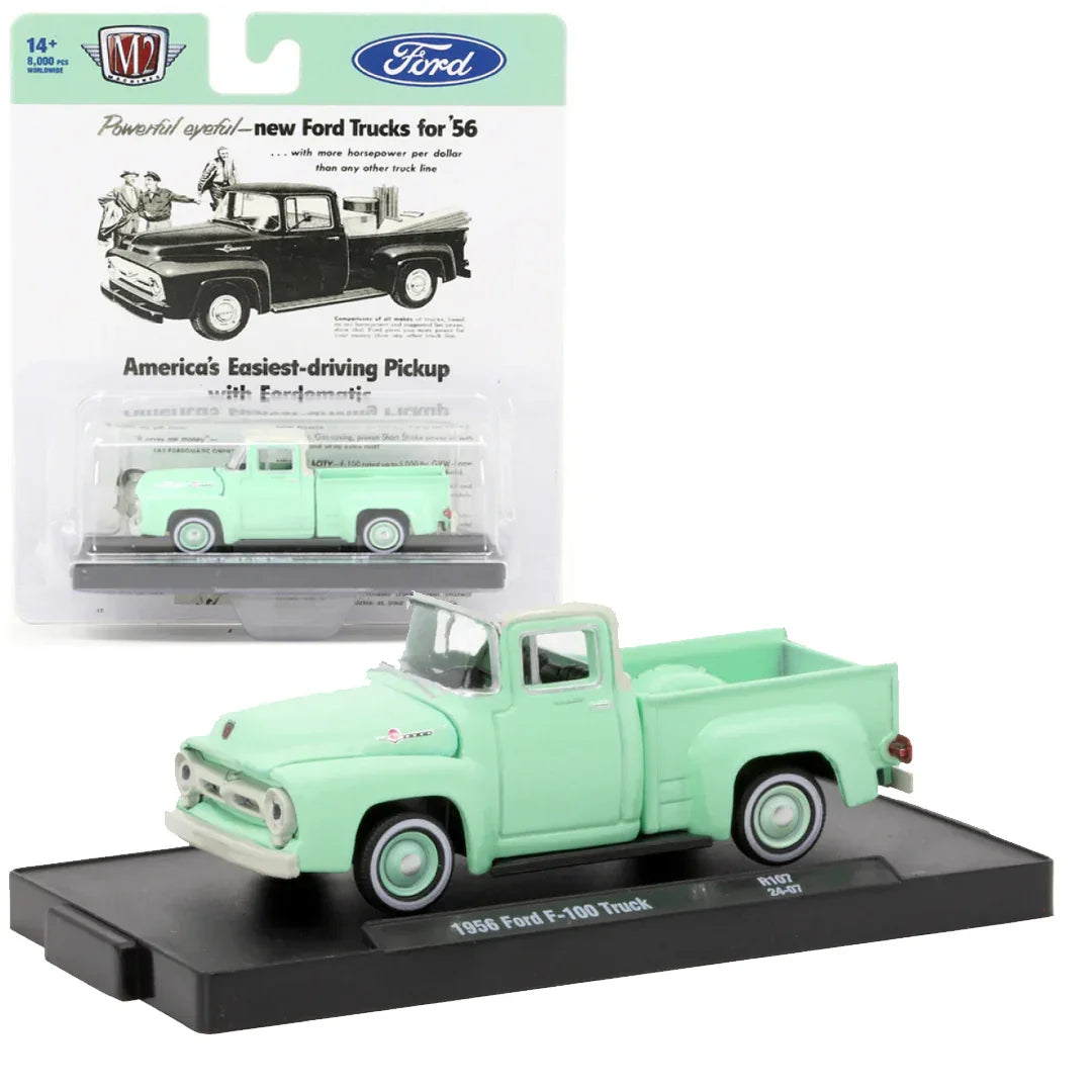 M2 Machines Drivers 107 – 1956 Ford F-100 Truck 1:64 Diecast Model
