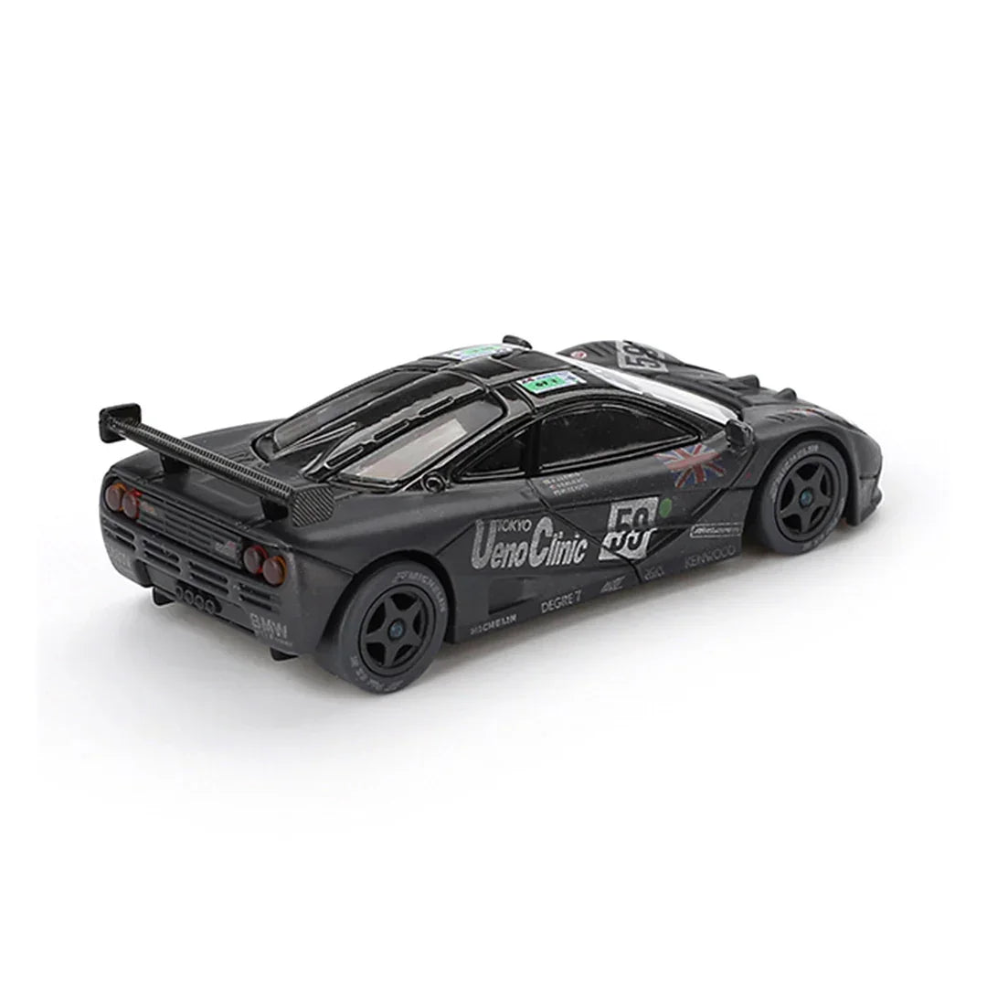MINI GT 1:64 McLaren F1 GTR #59 – 1995 Le Mans 24H Winner (Post-Race Weathering) - Jaiman Toys