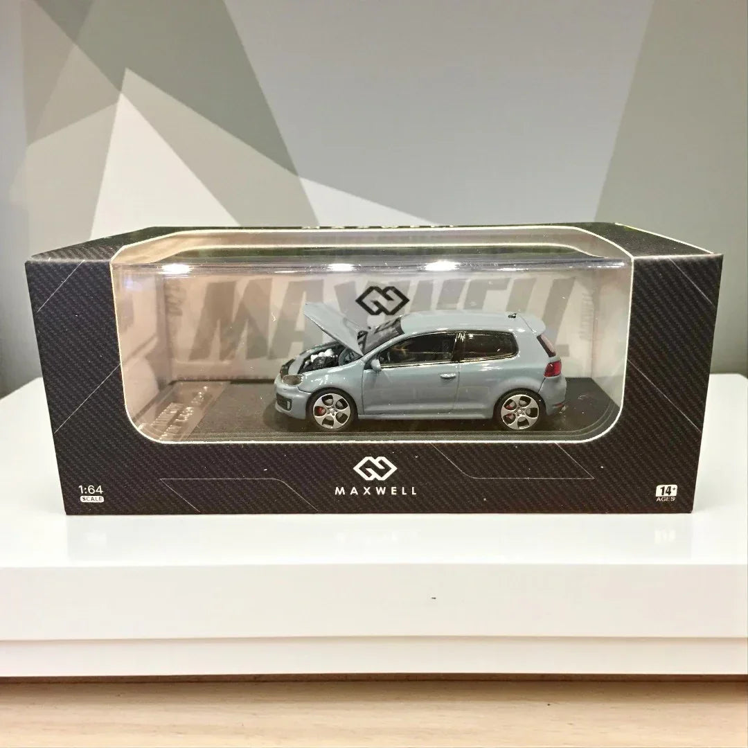 Maxwell 1:64 GOLF GTI MK6 Coupe Grey Diecast Car Model