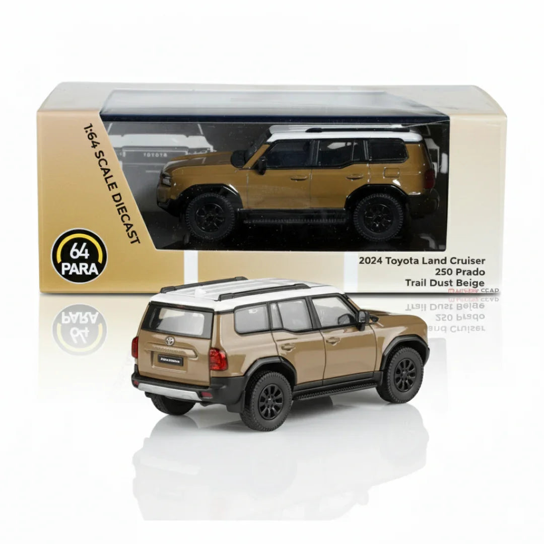 PARA 1:64 Toyota Land Cruiser 250 Series 2024 Trail Dust Beige RHD (Diecast Car)