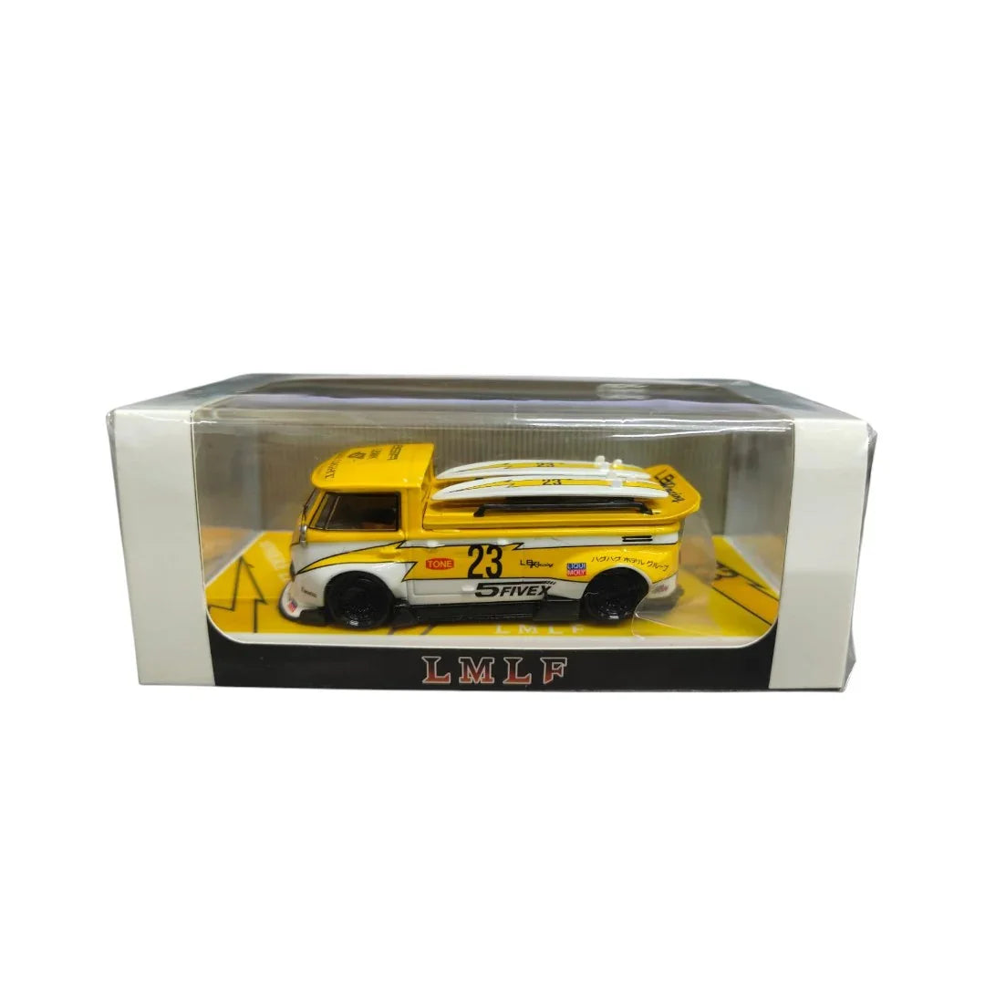 1:64 VW Volkswagen T1 Pick up + surf Boards - Flash #23 - LMLF Dicast Model - Jaiman Toys