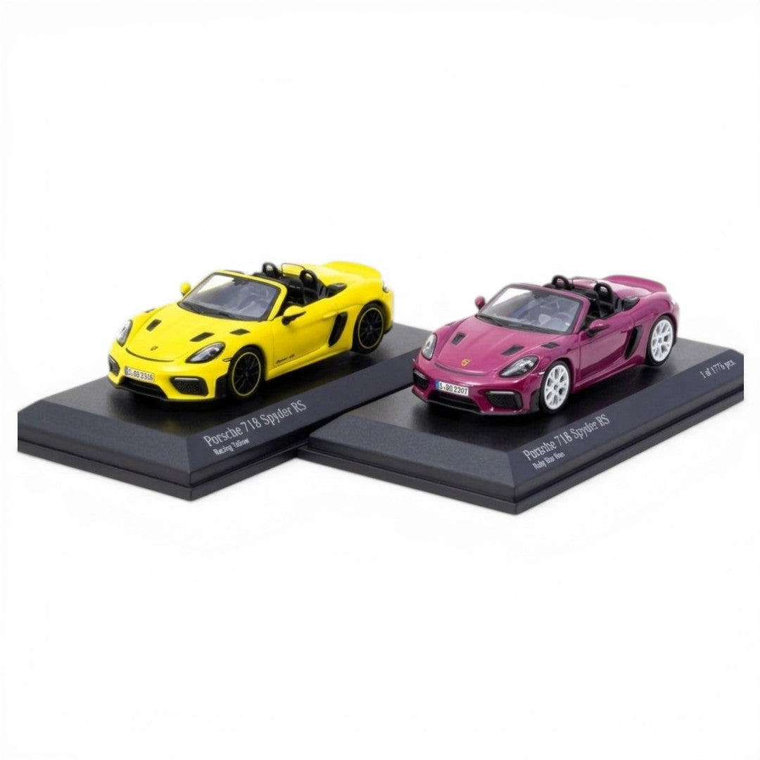 Minichamps x Tarmac Works COLLAB64 1:64 Porsche 718 Spyder RS Set