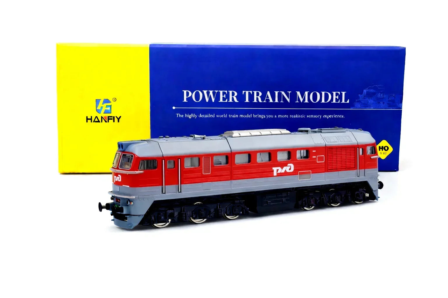 HANFIY 96430 M62 (RED) HO Scale Diesel Locomotive Power Train