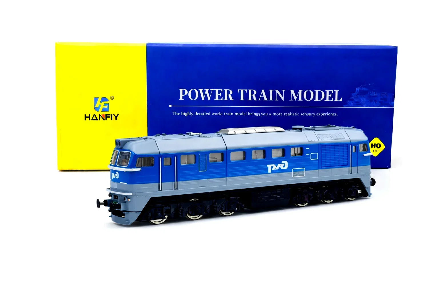 Hanfiy 96420 HO Scale Russian M62 Diesel Locomotive – Power Train