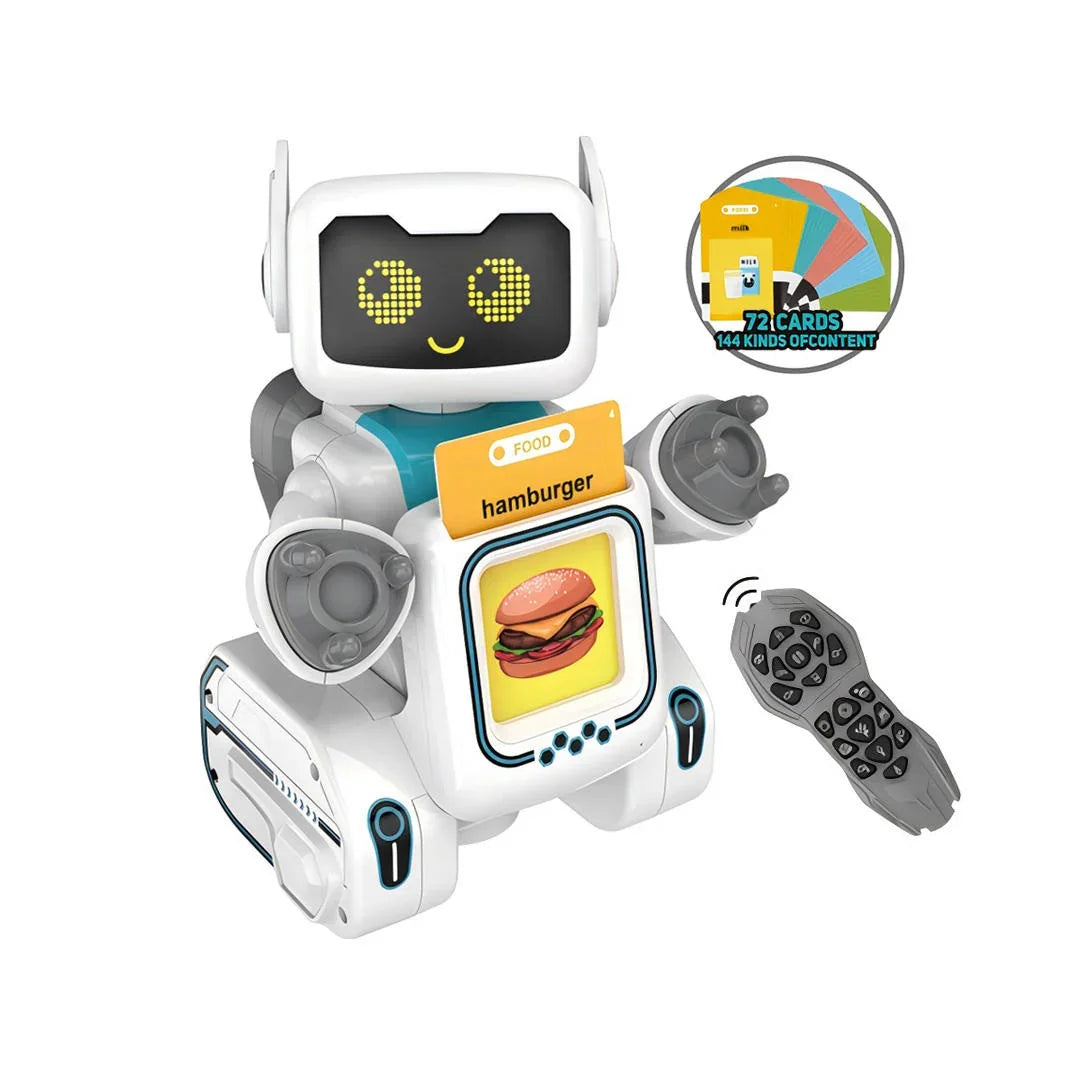 Flash Card Puzzle Robot – 72 Cards & 144 Learning Topics for Kids - Jaiman Toys