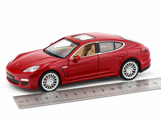 MSZ 1:24 Porsche Panamera S Red Die-Cast Model Car – Street Series
