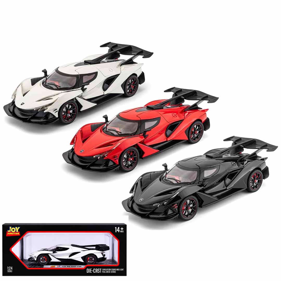 Joy Junction Apollo IE Smoke 1:24 Scale Die-Cast Hypercar Model
