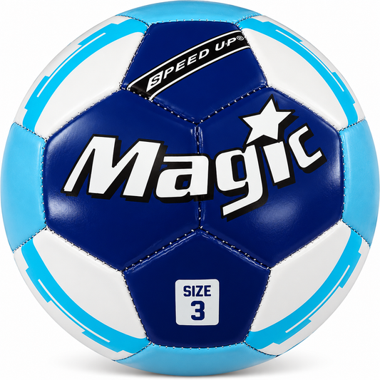 Speed Up Magic Size 3 Football – Blue & White, Ages 6+