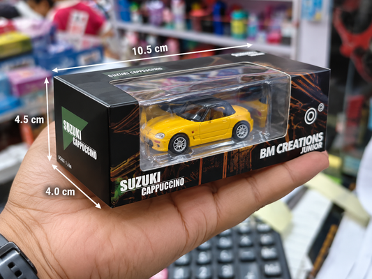 BMC 1/64 Suzuki Cappuccino - Yellow (RHD)
