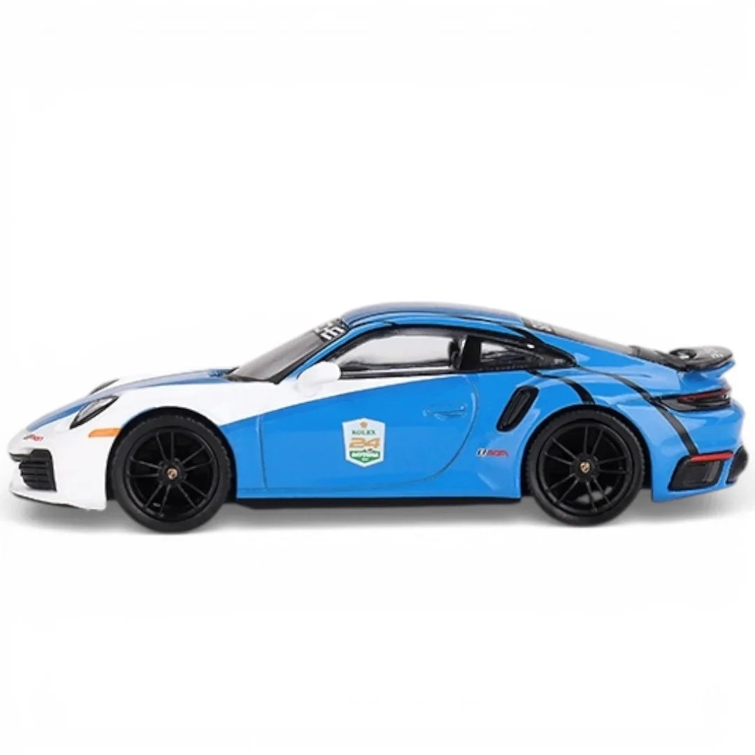 Mini GT 1:64 Porsche 911 Turbo S Safety Car – 2023 IMSA Daytona 24 Hours #735 Diecast Model (Blister Pack)
