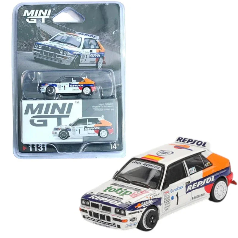 Mini GT 1:64 Blister-Lancia Delta Integrale Evoluzione No.1 Monte