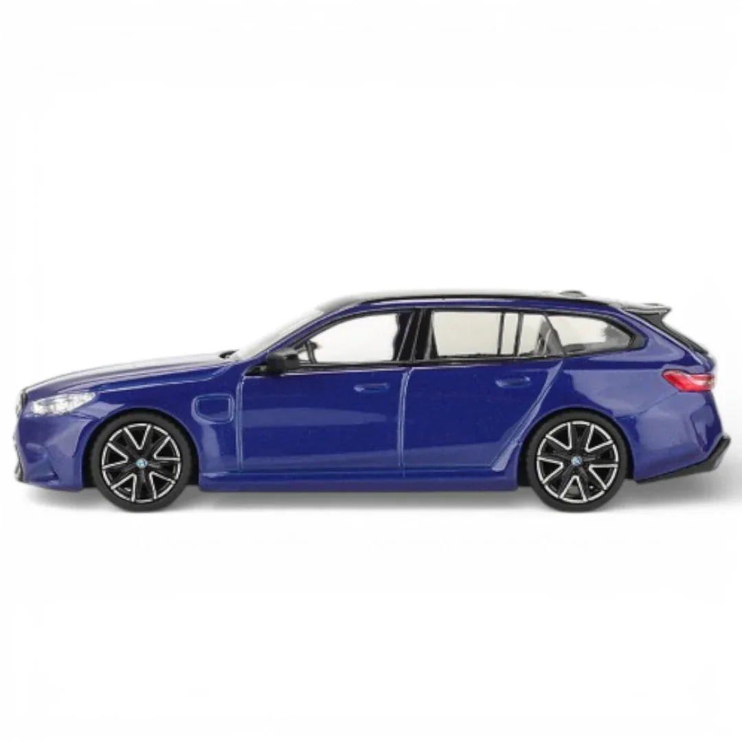 Mini GT 1:64 BMW M5 Touring G99 Marina Bay Blue Metallic RHD – Premium Diecast Scale Model Car