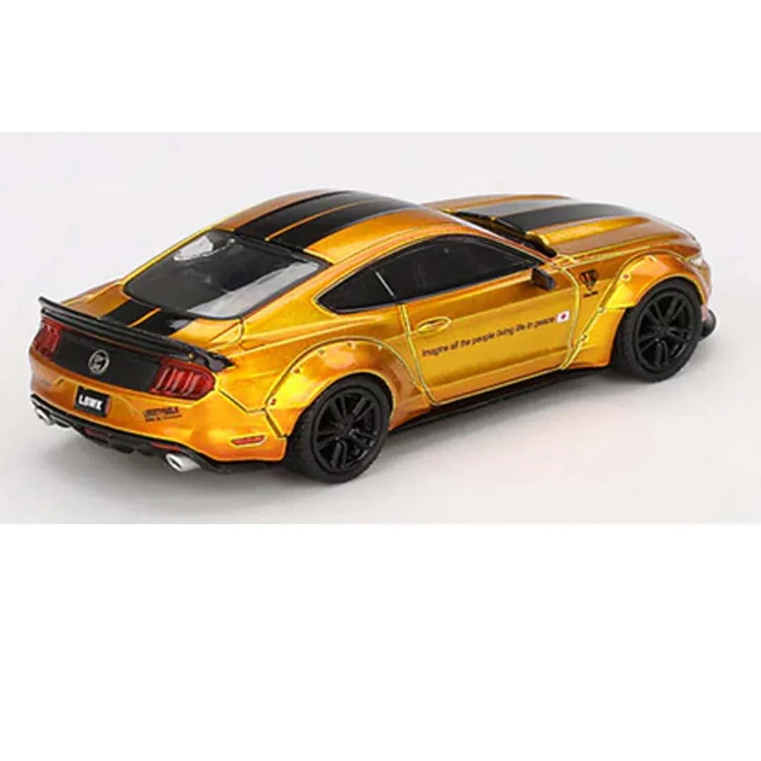 MINI GT 1:64 LB-WORKS FORD MUSTANG LB Gold MGT00847 - Jaiman Toys