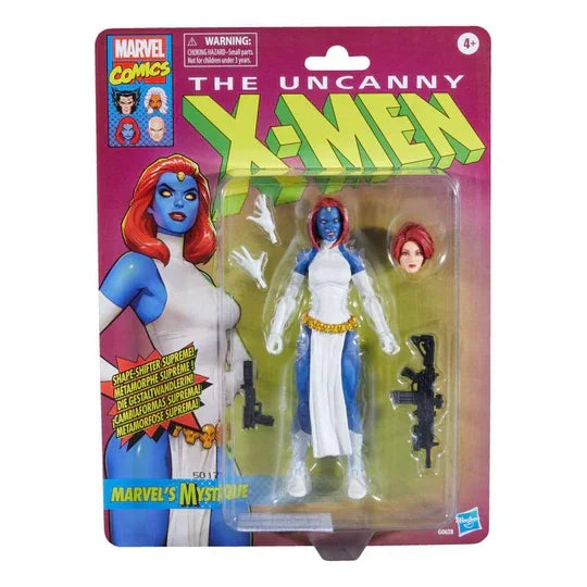 Marvel Legends Retro Mystique Action Figure | X-Men Exclusive | 6-Inch Collectible Toy