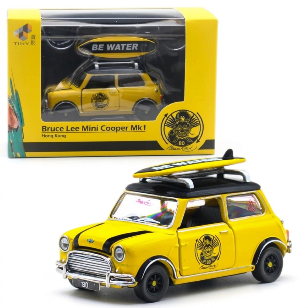 Mini Cooper Mk1 Bruce Lee Edition 1:50 Scale Die-Cast Model Car