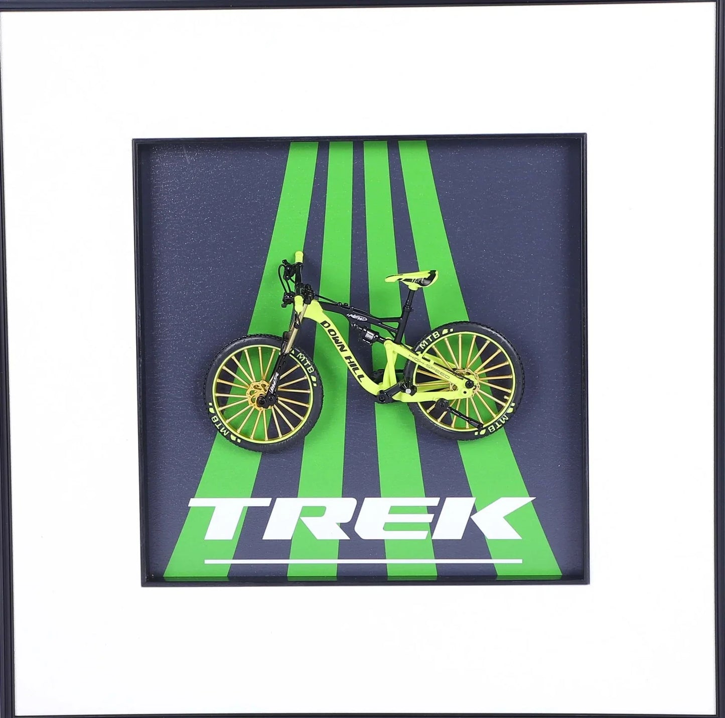 Ride the Wall – 3D Trek Racing Bicycle Decorative Wall Frames - 40x40 cm Premium Decor for Cyclists & Collectors - Jaiman Toys