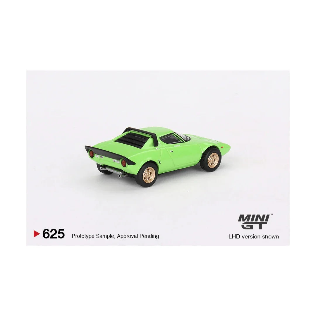 Mini GT 625 Lancia Stratos HF Stradale in Verde Chiaro LHD - A Timeless Model Car - Jaiman Toys