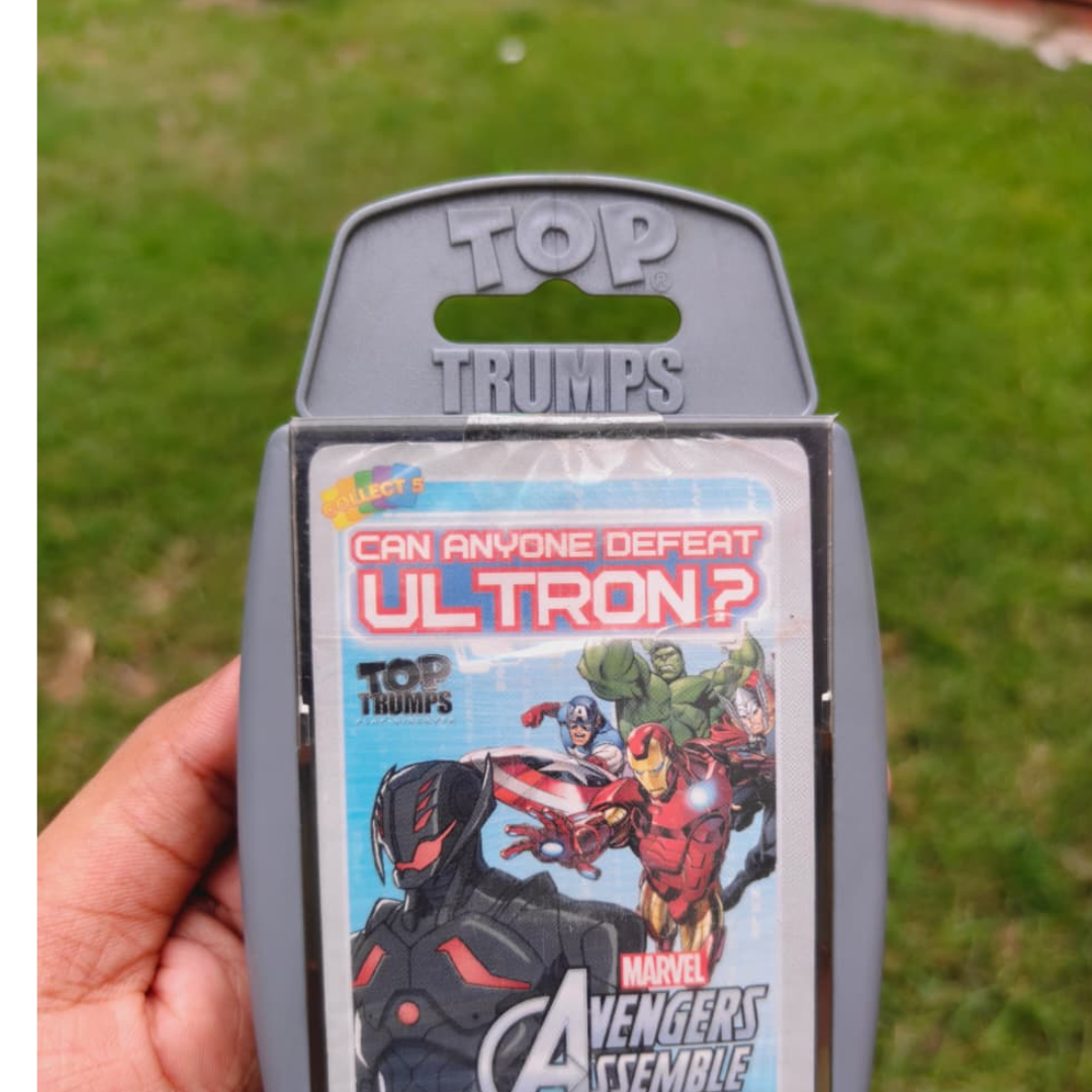 Top Trumps Marvel Avengers Assemble “Can Anyone Defeat Ultron?” Card Game | 30 Collectible Cards | Rare 2016 Edition | Ages 2+