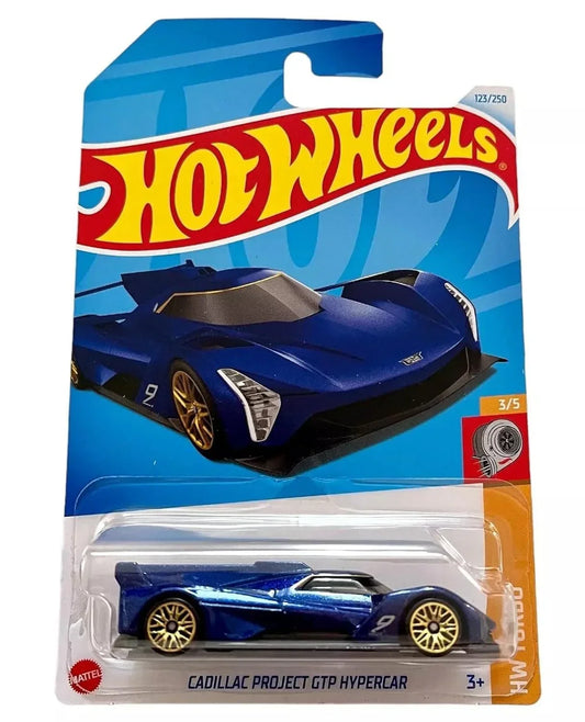 Hot Wheels 1:64 Scale 5-Car Die-Cast Set | 2024 Cadillac Project GTP Hypercar, Track Dwagon, Speed Dozer, Bounce’s Bass & Bumblebee