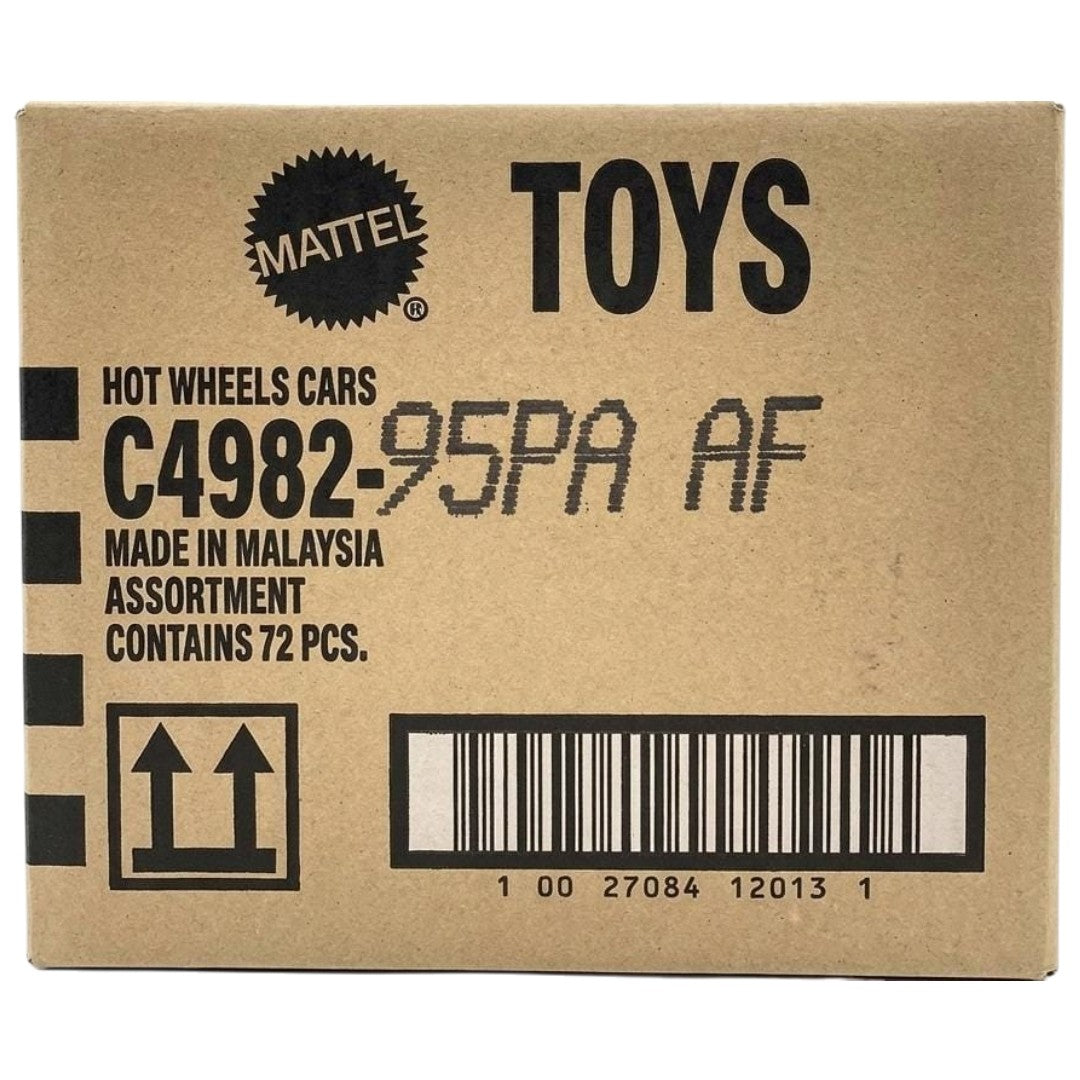 Hot Wheels C4982 (95PA AF) Mega 72-Car Factory Sealed Case | Original Mattel 1:64 Scale Die-Cast Cars | Ultimate Collector Pack
