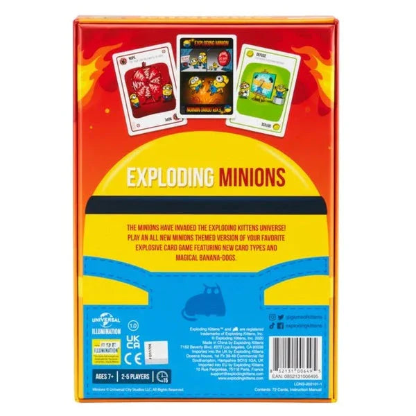 Exploding Minions Card Game - Jaiman Toys
