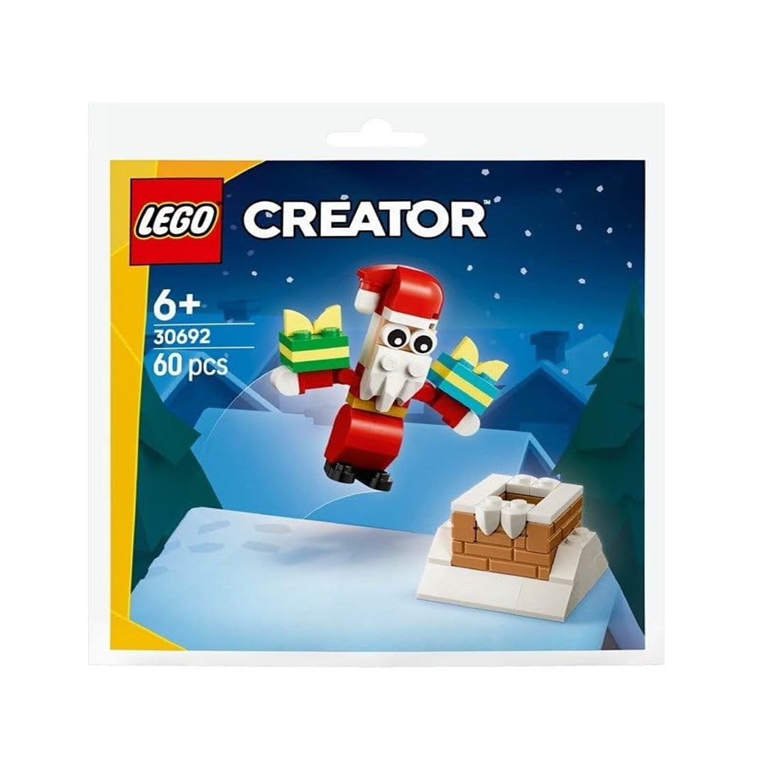 LEGO Creator Santa Claus in the Chimney (30692) | 60-Piece Christmas Mini Build Set