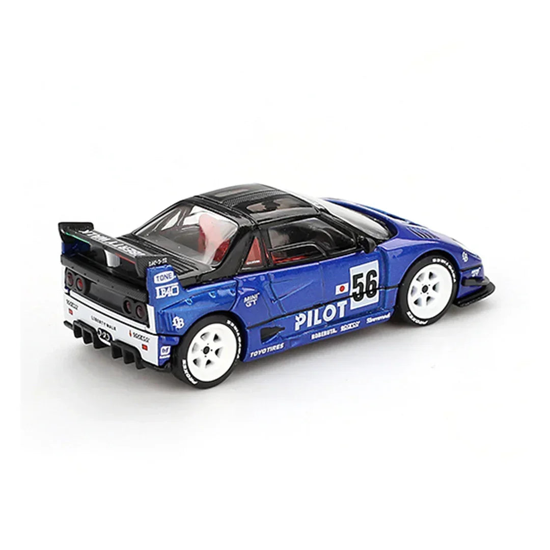 Mini GT 1:64 Aston Martin AMR24 #18 Lance Stroll F1 2024 + Mazda AZ-1 Liberty Walk LB40 Diecast Combo