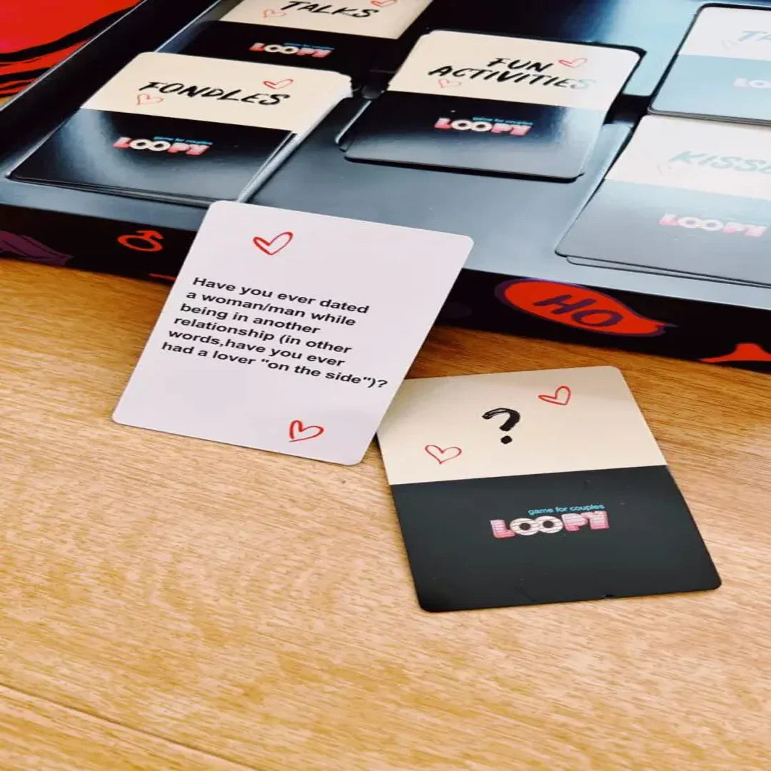 Loopy Adult Board Game for Couples (18+) – Fun Romantic Card & Spinner Game - Jaiman Toys