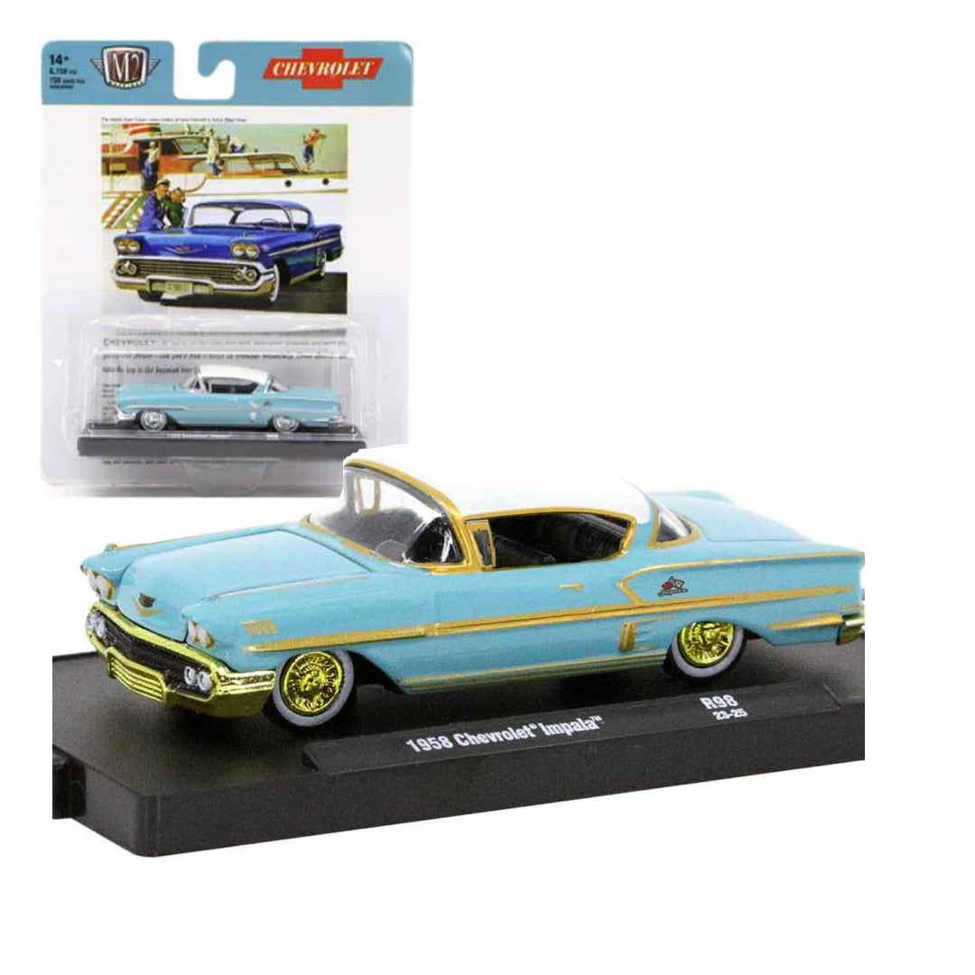 M2 Machines Drivers 98 1958 Chevrolet Impala 1:64 Diecast Model Car