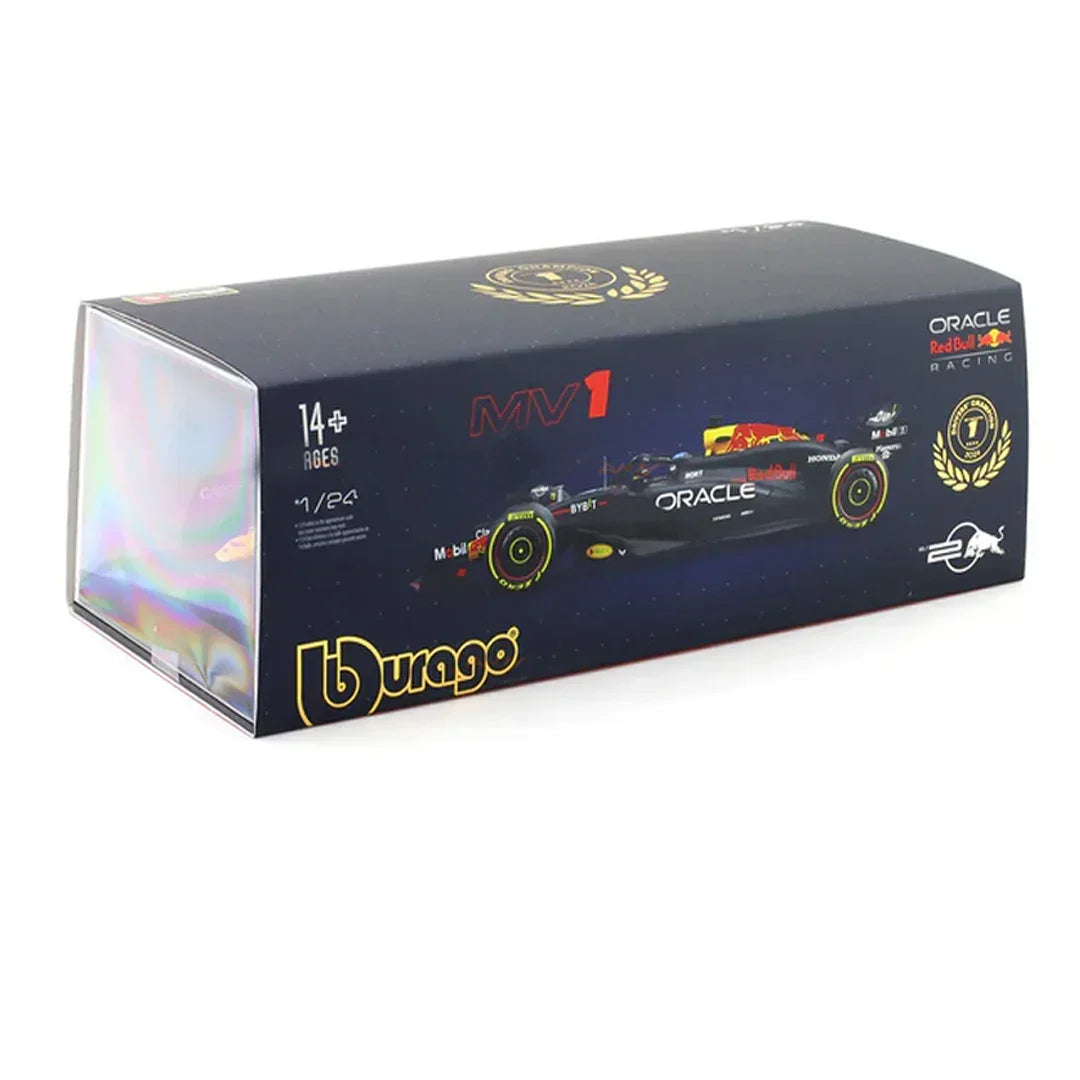 Bburago 1:24 Oracle Red Bull RB20 MV1 Max Verstappen 2024 F1 Diecast Model Car β Official Licensed Formula 1 Replica