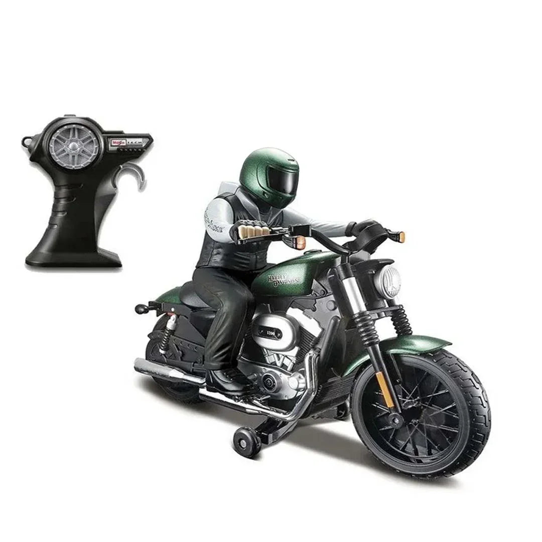 Maisto Tech RC Harley-Davidson XL 1200N Nightster – Green 1:6 Scale Motorcycle with Remote Control - Jaiman Toys