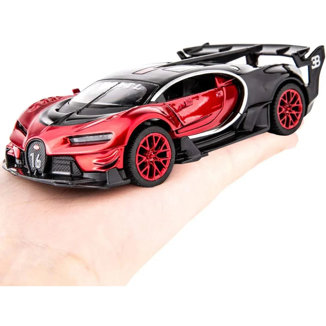 Bugatti Vision GT Supercar 1:32 Scale Zinc Alloy Die-Cast Pullback Car Model - Jaiman Toys