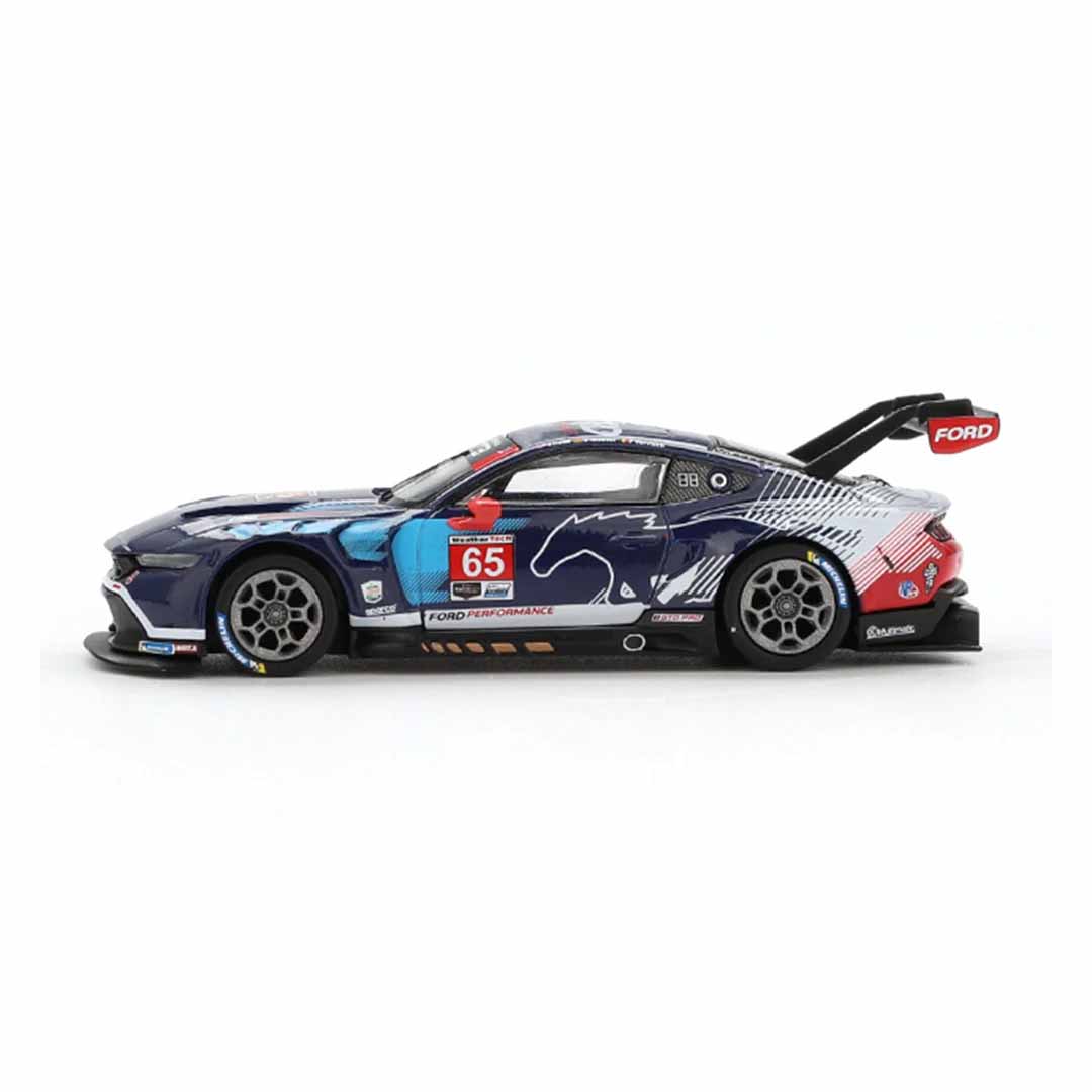 Mini GT 1/64 Ford Mustang GT3 #65 Ford Multimatic Motorsports 2024 IMSA Daytona 24 Hrs Diecast Scale Model Car