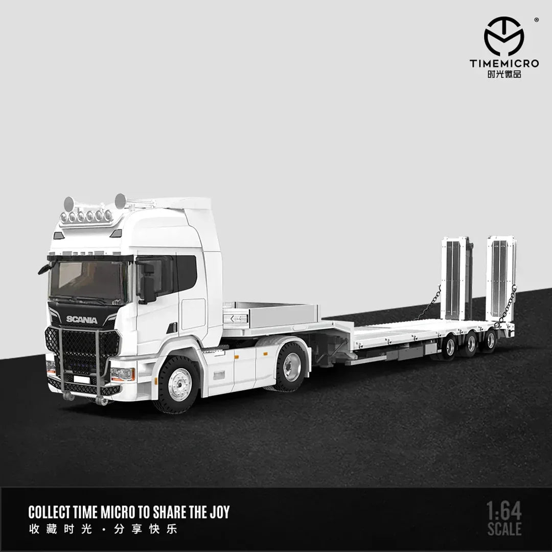 Time Micro 1:64 Scania Flatbed Transport Vehicle Diecast Model