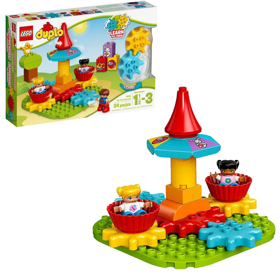 LEGO Duplo My First Carousel 10845 – Preschool Building Blocks Set